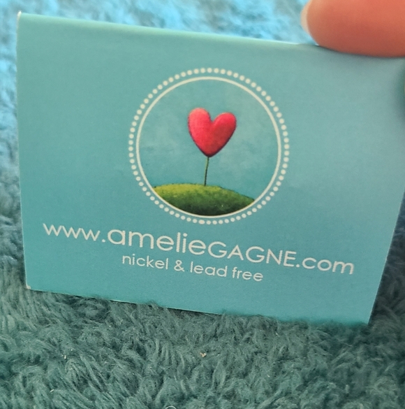 Amélie Gagné Handmade Dolphin Earrings - Picture 6 of 6